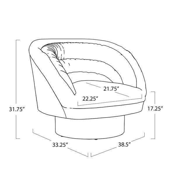 Gigi Chair Line Drawing
